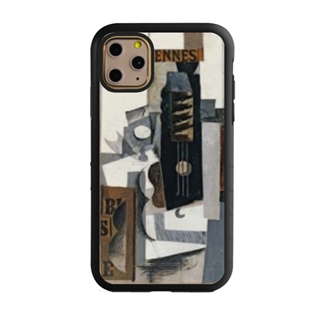 Famous Art Case for iPhone 11 Pro Max (Picasso – Glass Guitar and Bottle) 
