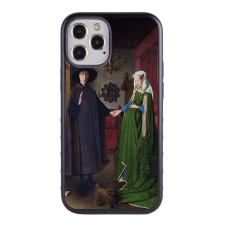 Famous Art Case for iPhone 12 / 12 Pro (Van Eyck – Arnolfini Portrait) 
