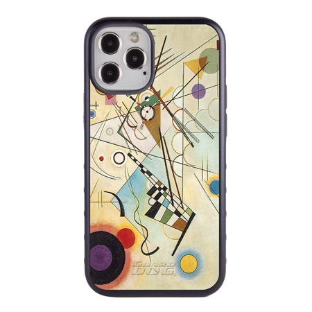 Famous Art Case for iPhone 12 / 12 Pro – Hybrid – (Wassily Kandinsky – Composition 8) 
