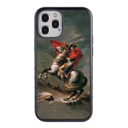 Famous Art Case for iPhone 12 / 12 Pro – Hybrid – (Jacques Louis David – Napoleon Crossing The Alps) 
