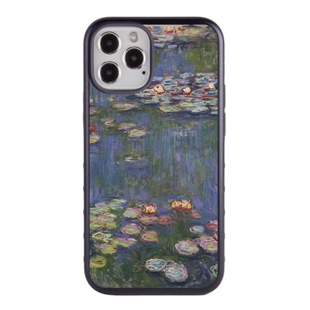 Famous Art Case for iPhone 12 / 12 Pro – Hybrid – (Monet – Water Lilies) 
