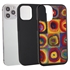 Famous Art Case for iPhone 12 / 12 Pro (Wassily Kandinsky – Squares with Concentric Rings) 
