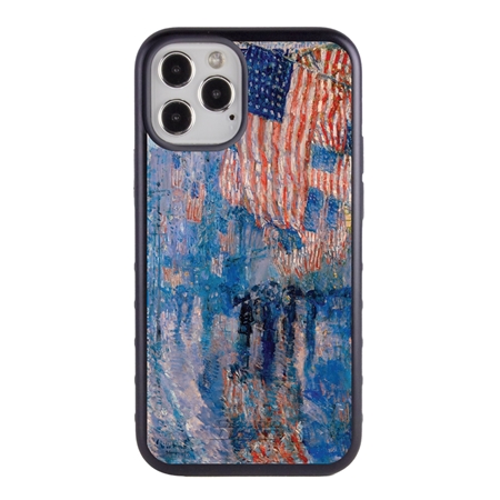 Famous Art Case for iPhone 12 / 12 Pro (Fredrick Childe Hassam – The Avenue in The Rain) 
