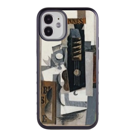 Famous Art Case for iPhone 12 Mini (Picasso – Glass Guitar and Bottle) 
