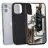 Famous Art Case for iPhone 12 Mini – Hybrid – (Picasso – Glass Guitar and Bottle) 
