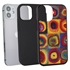 Famous Art Case for iPhone 12 Mini – Hybrid – (Wassily Kandinsky – Squares with Concentric Rings) 
