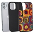 Famous Art Case for iPhone 12 Mini (Wassily Kandinsky – Squares with Concentric Rings) 
