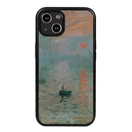 Famous Art Case for iPhone 13 – Hybrid – (Monet – Impression Sunrise) 
