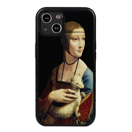 Famous Art Case for iPhone 13 – Hybrid – (da Vinci – The Lady with an Ermine) 
