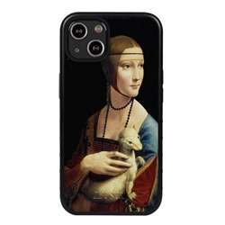 
Famous Art Case for iPhone 13 Mini – Hybrid – (da Vinci – The Lady with an Ermine) 