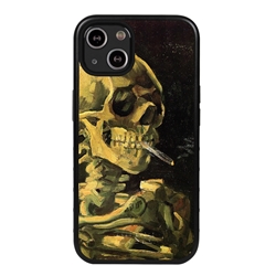 
Famous Art Case for iPhone 13 Mini – Hybrid – (Van Gogh – Skull with Burning Cigarette) 