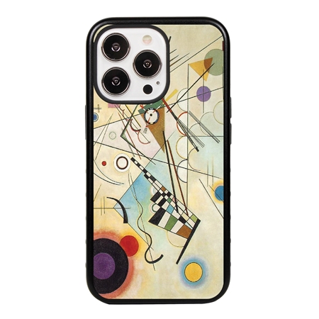 Famous Art Case for iPhone 13 Pro – Hybrid – (Wassily Kandinsky – Composition 8) 
