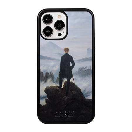 Famous Art Case for iPhone 13 Pro Max – Hybrid – (Caspar David Friedrich – Wanderer Above The Sea of Fog) 
