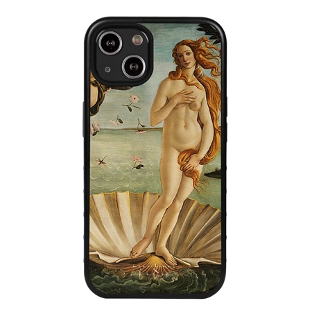 Famous Art Case for iPhone 14 – Hybrid – (Botticelli – The Birth of Venus) 
