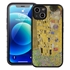 Famous Art Case for iPhone 14 – Hybrid – (Klimt – The Kiss) 
