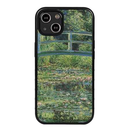 Famous Art Case for iPhone 14 – Hybrid – (Monet – The Water Lily Pond) 
