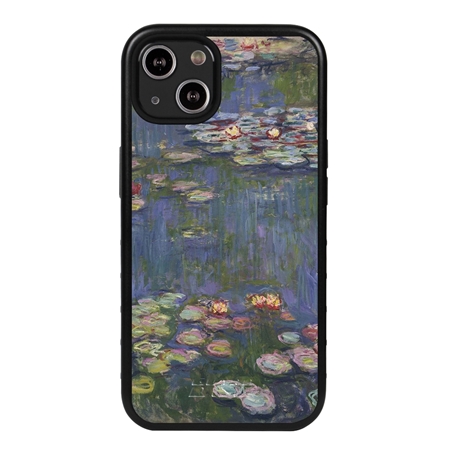 Famous Art Case for iPhone 14 – Hybrid – (Monet – Water Lilies) 
