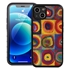 Famous Art Case for iPhone 14 – Hybrid – (Wassily Kandinsky – Squares with Concentric Rings) 

