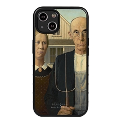 
Famous Art Case for iPhone 14 (Wood – American Gothic) 