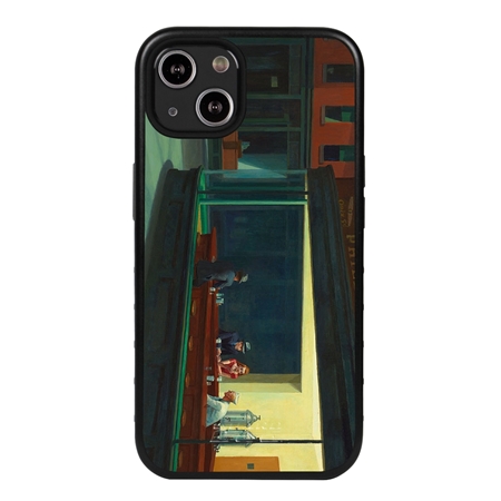 Famous Art Case for iPhone 14 Plus – Hybrid – (Hopper – Nighthawks) 
