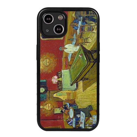 Famous Art Case for iPhone 14 Plus – Hybrid – (Van Gogh – The Night Café) 
