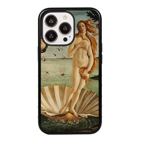 Famous Art Case for iPhone 14 Pro – Hybrid – (Botticelli – The Birth of Venus) 
