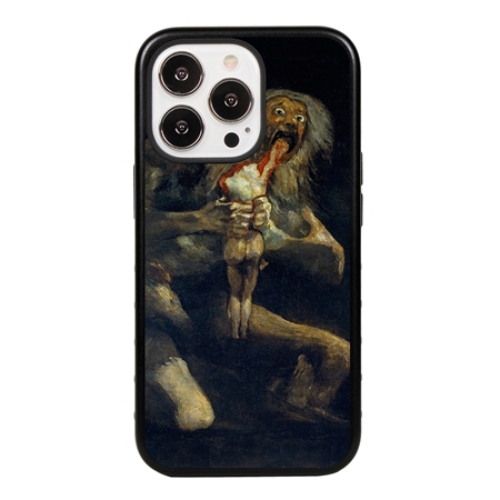 Famous Art Case for iPhone 14 Pro – Hybrid – (De Goya – Saturno Devouring his Son) 
