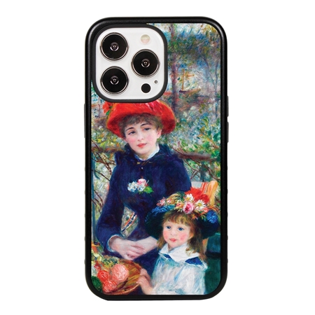 Famous Art Case for iPhone 14 Pro – Hybrid – (Renoir – Two Sisters) 
