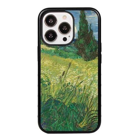 Famous Art Case for iPhone 14 Pro (Van Gogh – Green Field) 
