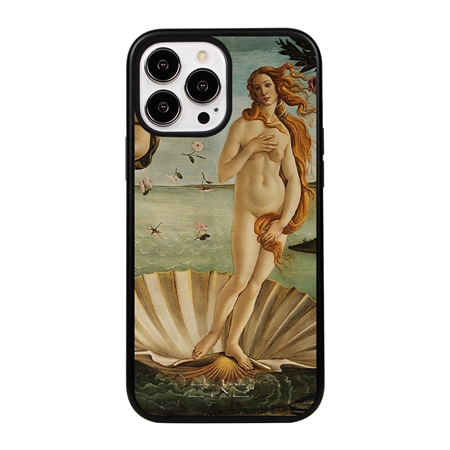 Famous Art Case for iPhone 14 Pro Max – Hybrid – (Botticelli – The Birth of Venus) 
