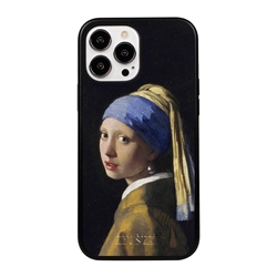 
Famous Art Case for iPhone 14 Pro Max – Hybrid – (Vermeer – Girl with Pearl Earring) 