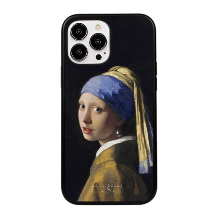 Famous Art Case for iPhone 14 Pro Max – Hybrid – (Vermeer – Girl with Pearl Earring) 
