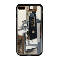 
Famous Art Case for iPhone 7 Plus / 8 Plus – Hybrid – (Picasso – Glass Guitar and Bottle) 
