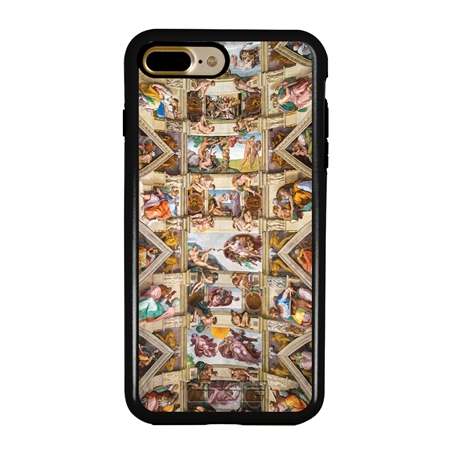 Famous Art Case for iPhone 7 Plus / 8 Plus – Hybrid – (Rafael – Sistine Chapel) 
