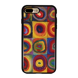 
Famous Art Case for iPhone 7 Plus / 8 Plus (Wassily Kandinsky – Squares with Concentric Rings) 