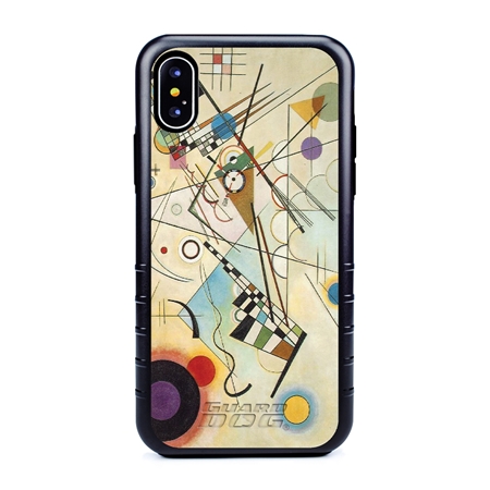 Famous Art Case for iPhone X / XS – Hybrid – (Wassily Kandinsky – Composition 8) 
