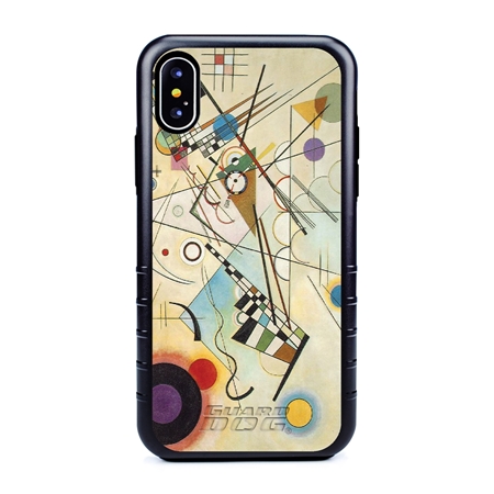 Famous Art Case for iPhone X / XS – Hybrid – (Wassily Kandinsky – Composition 8) 
