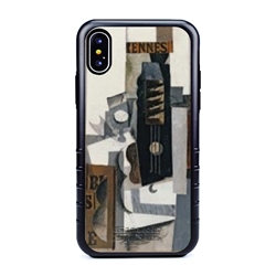 
Famous Art Case for iPhone X / XS – Hybrid – (Picasso – Glass Guitar and Bottle) 