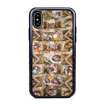Famous Art Case for iPhone X / XS – Hybrid – (Rafael – Sistine Chapel) 

