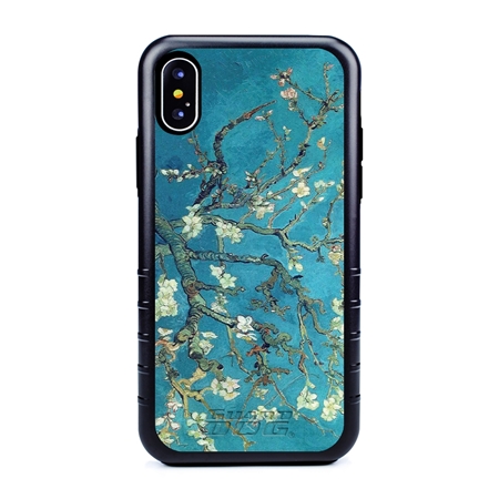 Famous Art Case for iPhone X / XS – Hybrid – (Van Gogh – Branches with Almond Blossoms) 
