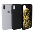 Famous Art Case for iPhone X / XS – Hybrid – (Van Gogh – Skull with Burning Cigarette) 
