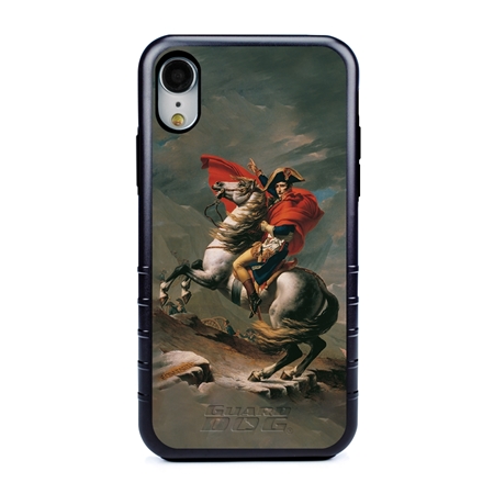 Famous Art Case for iPhone XR – Hybrid – (Jacques Louis David – Napoleon Crossing The Alps) 
