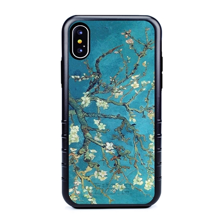 Famous Art Case for iPhone Xs Max – Hybrid – (Van Gogh – Branches with Almond Blossoms) 
