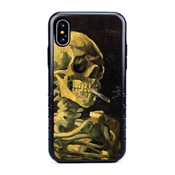 
Famous Art Case for iPhone Xs Max (Van Gogh – Skull with Burning Cigarette) 