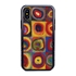 Famous Art Case for iPhone Xs Max – Hybrid – (Wassily Kandinsky – Squares with Concentric Rings) 
