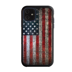 
Guard Dog American Might Rugged American Flag Hybrid Phone Case for iPhone 11 American Might Black Dark Blue - Black w/Dark Blue Trim