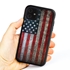 Guard Dog American Might Rugged American Flag Hybrid Phone Case for iPhone 11 American Might Black Dark Blue - Black w/Dark Blue Trim
