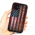 Guard Dog American Might Rugged American Flag Hybrid Phone Case for iPhone 11 American Might Black Red - Black w/Red Trim
