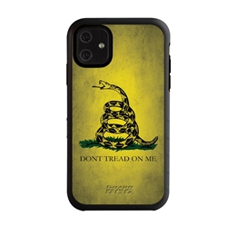 
Guard Dog Gadsden Rugged American Flag Phone Case for iPhone 11 Gadsden Black Black - Black w/Black Trim