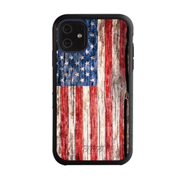 
Guard Dog Land of Liberty Rugged American Flag Hybrid Phone Case for iPhone 11 Land of Liberty Black Dark Blue - Black w/Dark Blue Trim